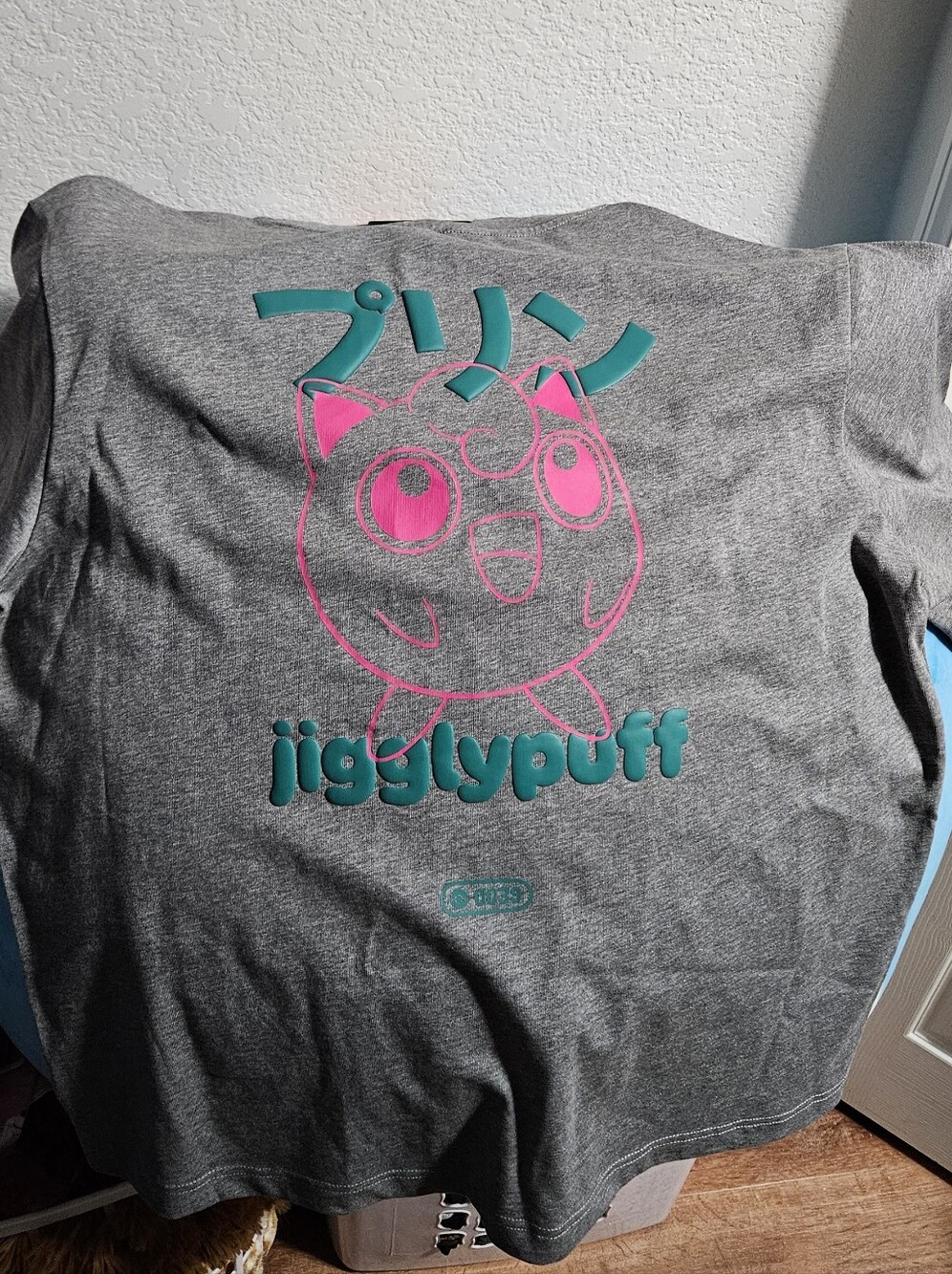 NWT Pokemon x Target Jigglypuff Grey Graphic Tee--S.